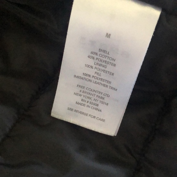 Free Country Padded Plaid Flannel Shacket - Picture 8 of 9